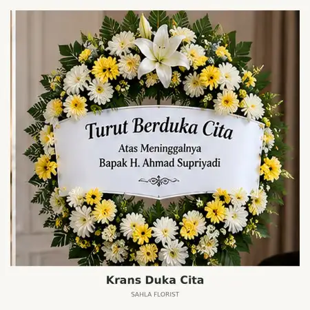 Krans Bunga Duka Klaten